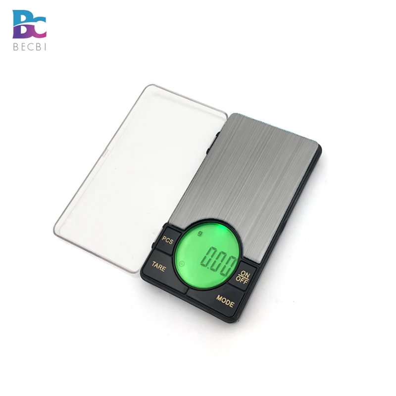 Digitale Präzisions-Taschenwaage für Schmuck mit großem LCD-Display und Hintergrundbeleuchtung, 500 g in 0,01 g-Schritten, Gramm-Skala_voghion.com