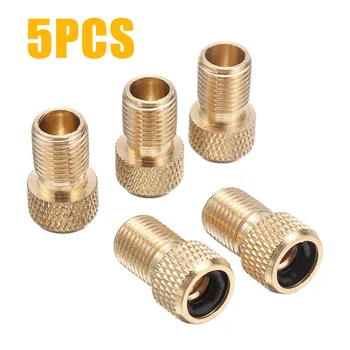 

1pc Copper Road Bike Bicycle Valve Adapters Wind Fire Wheels Adapters Gas Nozzle Air Valve Conversion Head Converter TL0202 Tool