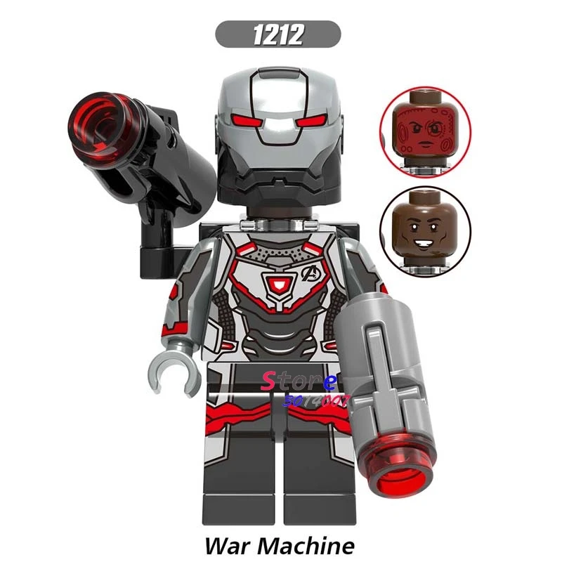 50 шт. Мстители Endgame Железный человек IronMan MK85 MK50 MK30 Mk16 Mk18 Mark 21 Mark 28 военная машина перец строительный блок для детей - Цвет: XH1212