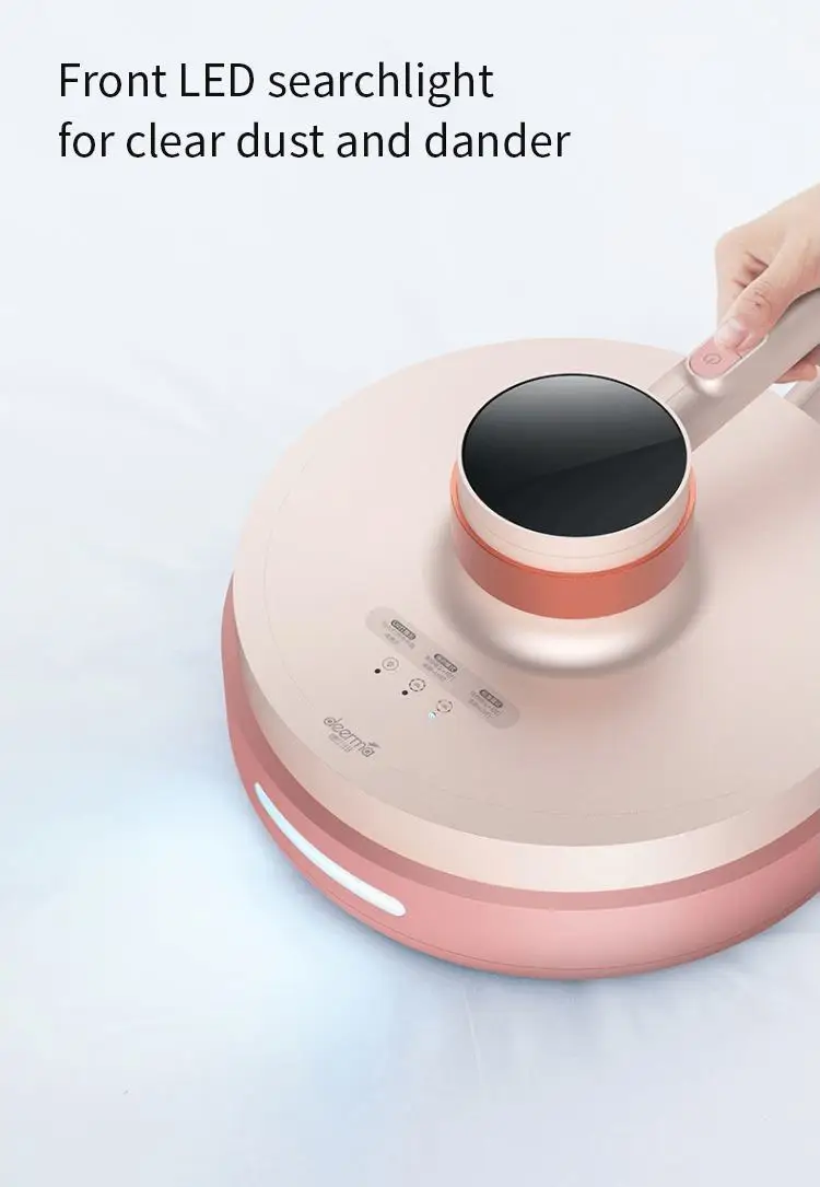 Youpin Deerma CM2100 УФ беспроводной пылезащитный контроллер клещей ручной пылесос с 2200 мАч емкость аккумулятора 6000 ПА всасывания