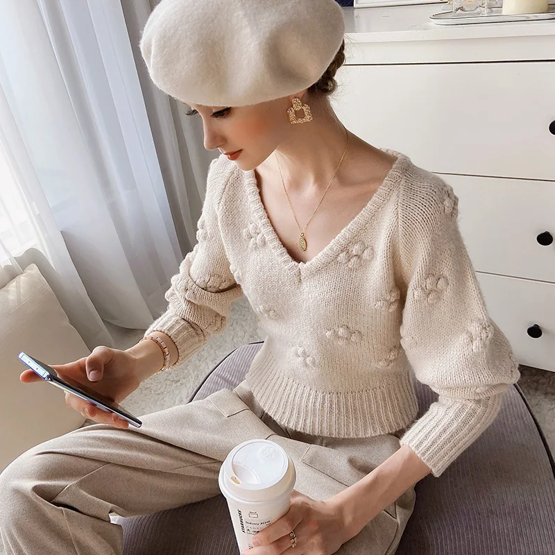 2020 New 100% Cashmere and Wool  Sweater Women