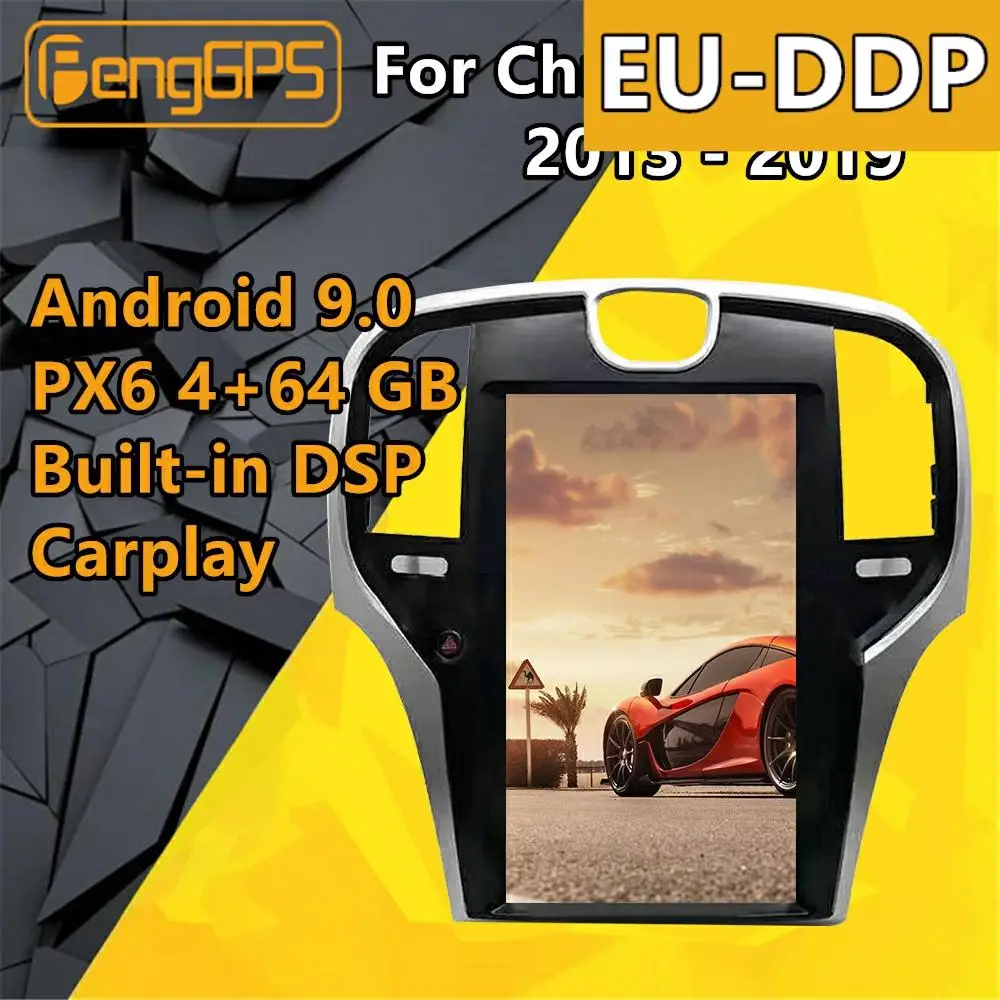 Per Chrysler 300C Android Radio Car Multimedia Player Gps Navi Head Unit Autoradio Audio Stereo Cassette Recorder Schermo Tesla