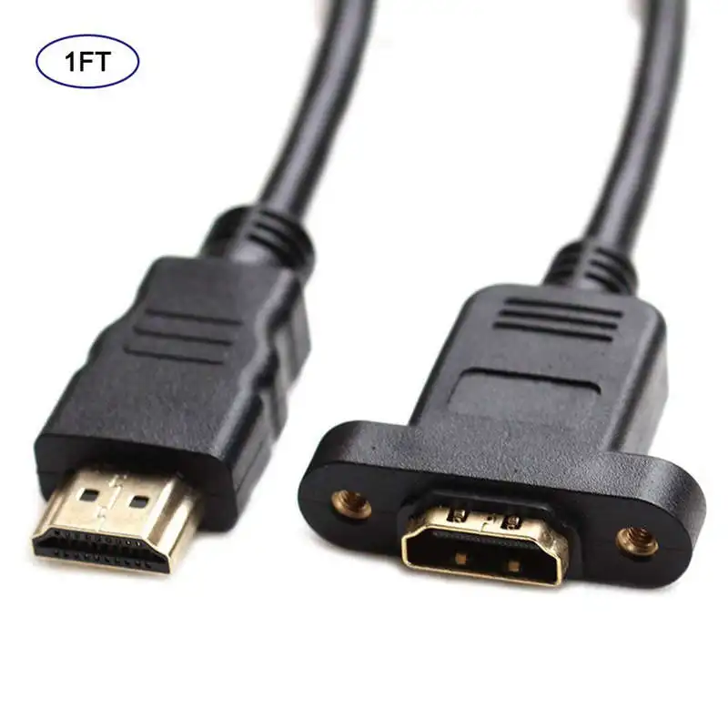 Hdmi Удлинительный кабель высокая скорость Штекерный к женскому провод удлинитель
