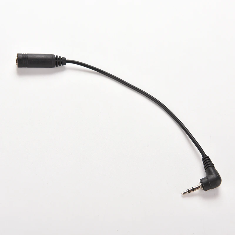 

JETTING 15.5CM 2.5mm Right Angle Male Plug to 3.5mm Female Jack Stereo AUX Audio TRS DC Power Adapter Converter Cable