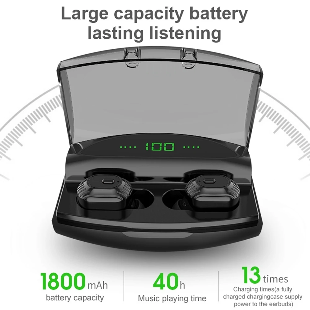 AKEY XG20 Bluetooth наушники беспроводные для телефона светодиодный музыкальные