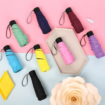 

Parasol Men Pocket Umbrella Girls Mini Waterproof Women UV Popular Small Umbrellas 1PC Travel Parapluie Rain Convenient