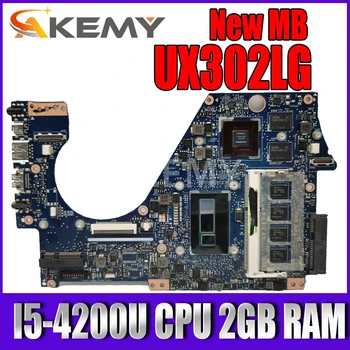 

Akemy UX302LG Motherboard Mainboard For ASUS UX302L UX302LG UX302 Laptop Motherboard Test OK I5-4200U 2G RAM GT730M/2G