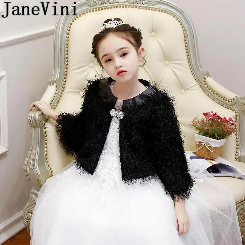 flower girl winter wedding