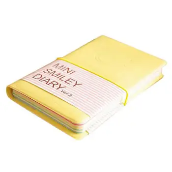 

PU Leather Notebook with Colored Pages Notepad with Colored Paper Medium Size