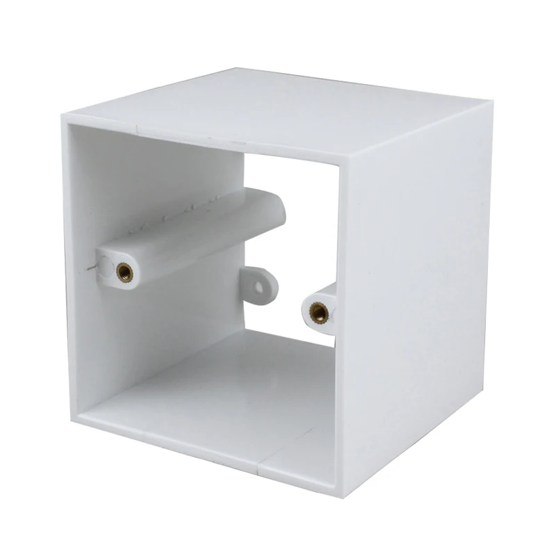 5 шт. белая увеличивающая утолщение углубляющая Нижняя коробка 86 простая вставка панель скрытый подвесной переключатель коробка