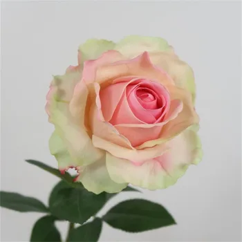 

11Pcs Fake Long Stem Moisturizing Rose 27.56" Simulation Real Touch Turkish Roses for Wedding Home Decorative Artificial Flowers