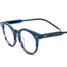 

Men And Women's Plate Glasses Round Retro Optical Glasses Frame Trend Wild Can Be Equipped With Myopia Glasses Frame Star 19127