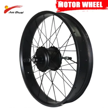 

48v 1000w Fat Motor Wheel 20/26inch 4.0 Rear Hub Motor Ebike Parts Carbon Wheels 48V Electric Bike Accessorise Parts e bike