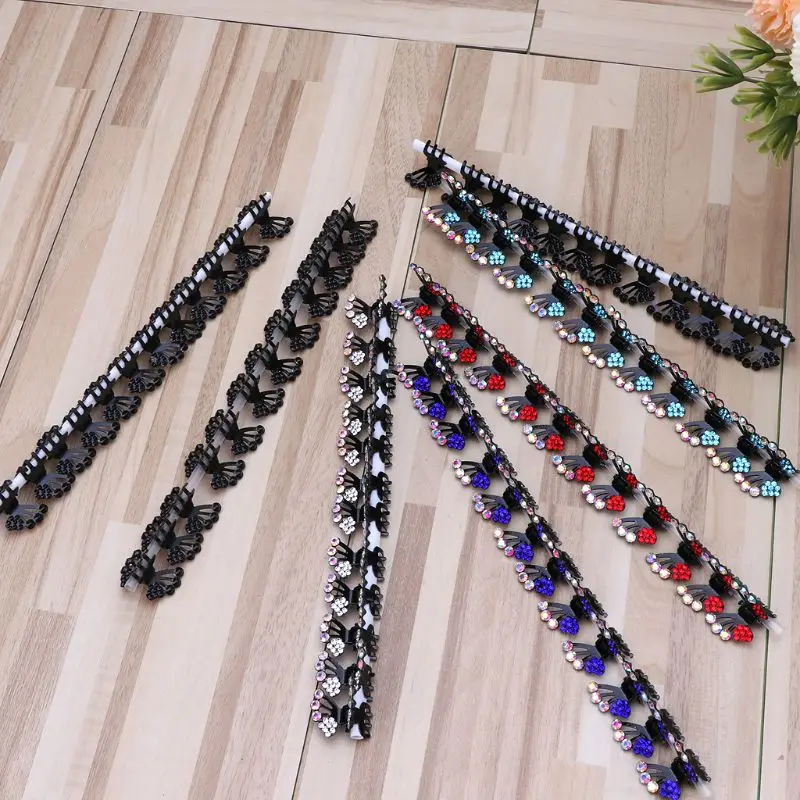 

12 Pcs/Lot Hair Clips for Women Fashion Girls Hair Accessories 2018 Kids Crystal Butterfly Pins Hair Claws DXAD