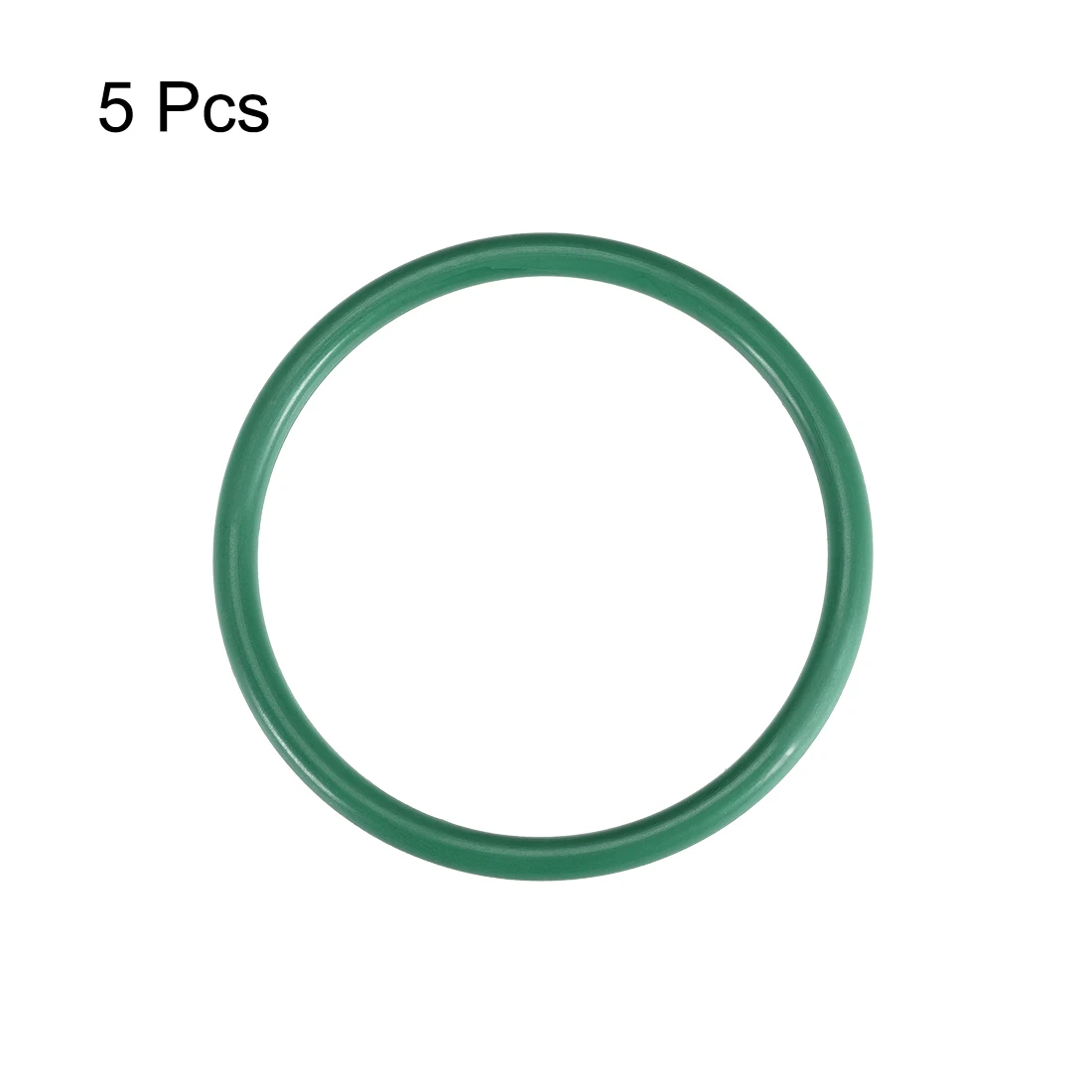 uxcell 5Pcs Fluorine Rubber O Rings Seal Gasket Prevent Leaks in Plumbing Machinery Hydraulic and Pneumatic Repair Green