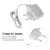 EU Plug Charger AC Adapter for Nintendo 100V-240V Power Adapter for Nintendo for New 3DS XL LL for XL 2DS 3DS DS DSI