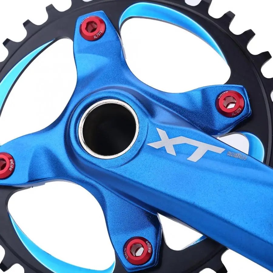 Алюминиевый сплав MTB Crankset Интегральная односкоростная Звездочка велосипедная