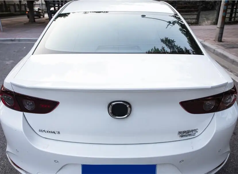Axela ABS краска для автомобиля заднее крыло багажник выступ Спойлеры для Mazda 3 Axela Sedan