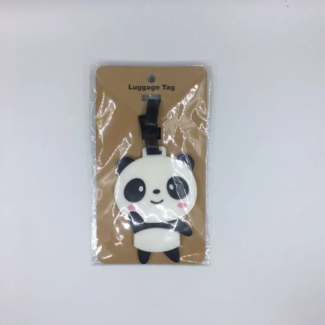 IVYYE Panda серия аниме аксессуары для путешествий багажная бирка на чемодан ID адрес портативный держатель тегов багажные ярлыки Новинка - Цвет: see chart