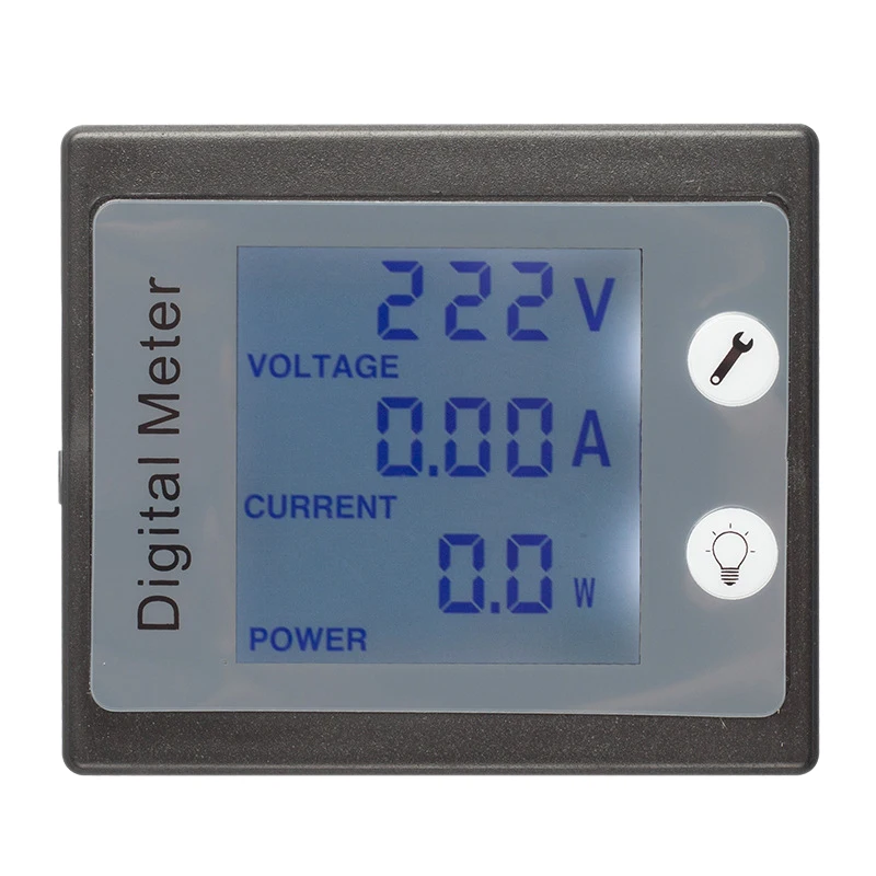 

Power Meter 80-260V AC 10A Digital Monitoring Multimeter Ammeter Voltmeter Power Monitor Energy Tester