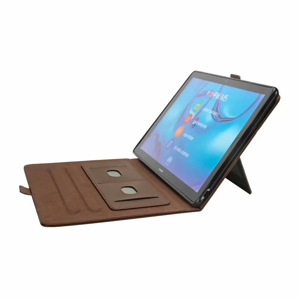 Умный чехол-кошелек с зажимом для планшета huawei Mediapad M5 Pro 10," CMR-W19 CMR-W09 CMR-AL09 роскошный чехол-подставка из искусственной кожи чехол+ ручка