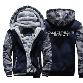 

Game Of Thrones Reviewed Camo Hoodie Mens Outwear Fleece Warm Jacket Camouflage Bodywarmer Sweatshirt Winter New Men Zipper Coat