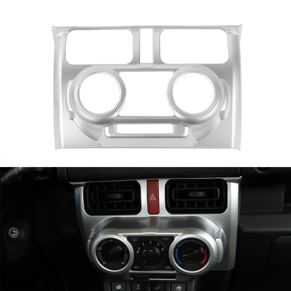 

Car Interior Styling For Suzuki Jimny 2019+ Car Air Conditioner Adjust Panel Cover Frame Trim Auto Molding Accessory