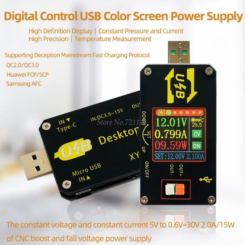 USB DC-DC понижающий повышающий преобразователь 0,6-30 в 5 В до 9 в 12 В 24 в ЖК-модуль питания регулятор напряжения ЖК-трансформатор