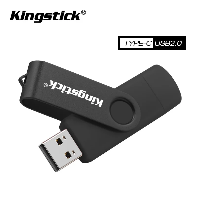 black Высокоскоростные флеш-накопители USB 2,0 типа c, флешка, usb ключ, 64 ГБ, 32 ГБ, 16 ГБ, 128 ГБ, ручка-драйвер, персонализированный ключ USB 2,0, флеш-память - Цвет: black
