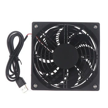 

5V USB power 120mm fan Router fan DIY PC Cooler TV Box Wireless Cooling