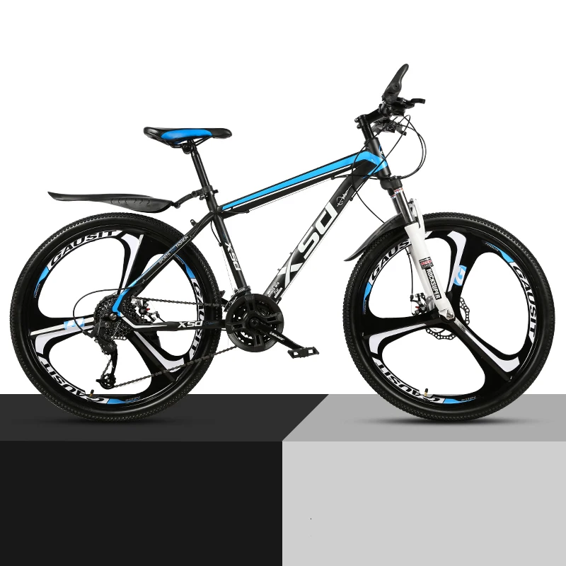 26-Inch 21/24/27/30Speed Mountain Bicycle Shock Absorption Speed Change Mechanical Disc Brake Student Adult A body wheel Bike