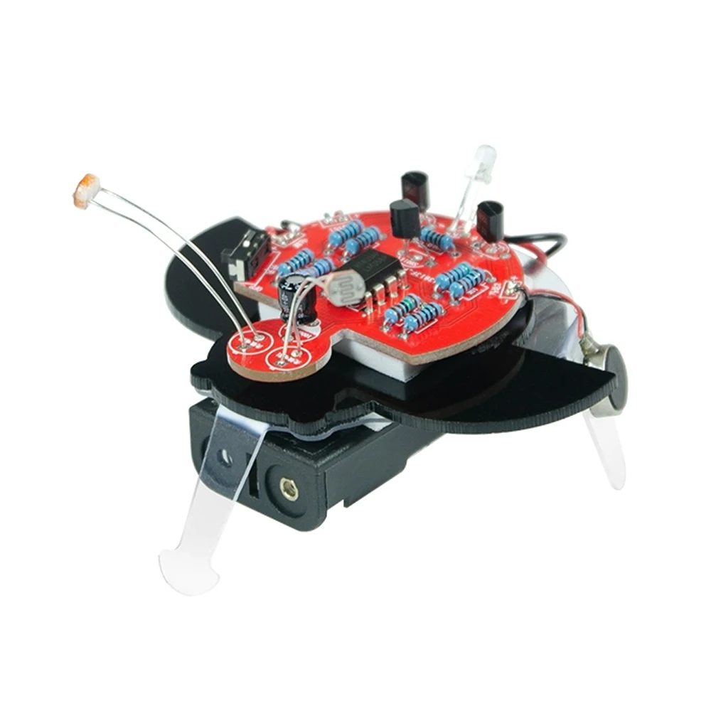 

DIY Firefly Photosensitive Robot in Paper Box (without battery)