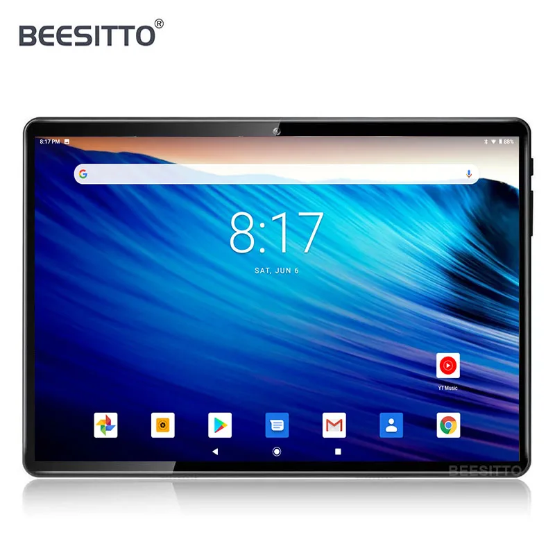 10 дюймовый планшет быстрый процессор CPU 32 ГБ eMMC 1280*800 IPS дисплей Android 9 0 Pie 5.0MP камеры