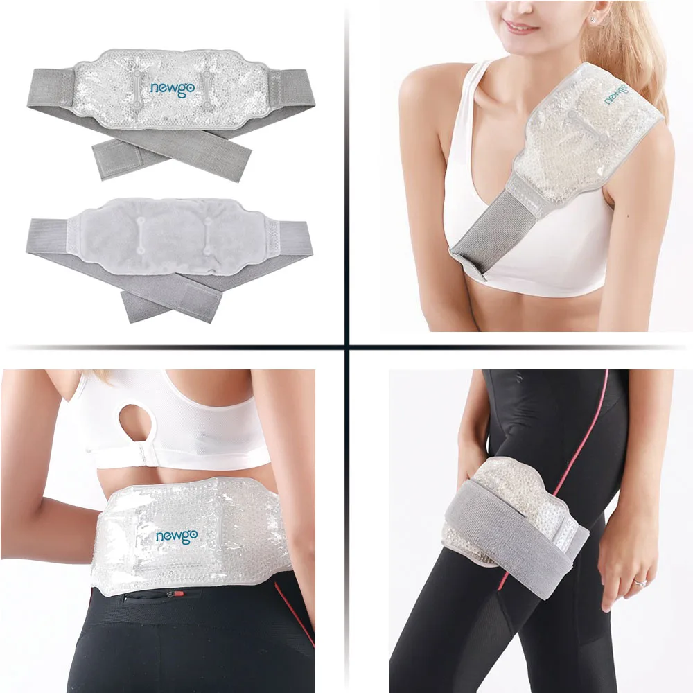 

7 Styles Reusable Ice Pack for Injury Gel Wrap Hot Cold Compress Therapy Pain Relief Elastric Strap Back Shoulder Waist Ice Bags