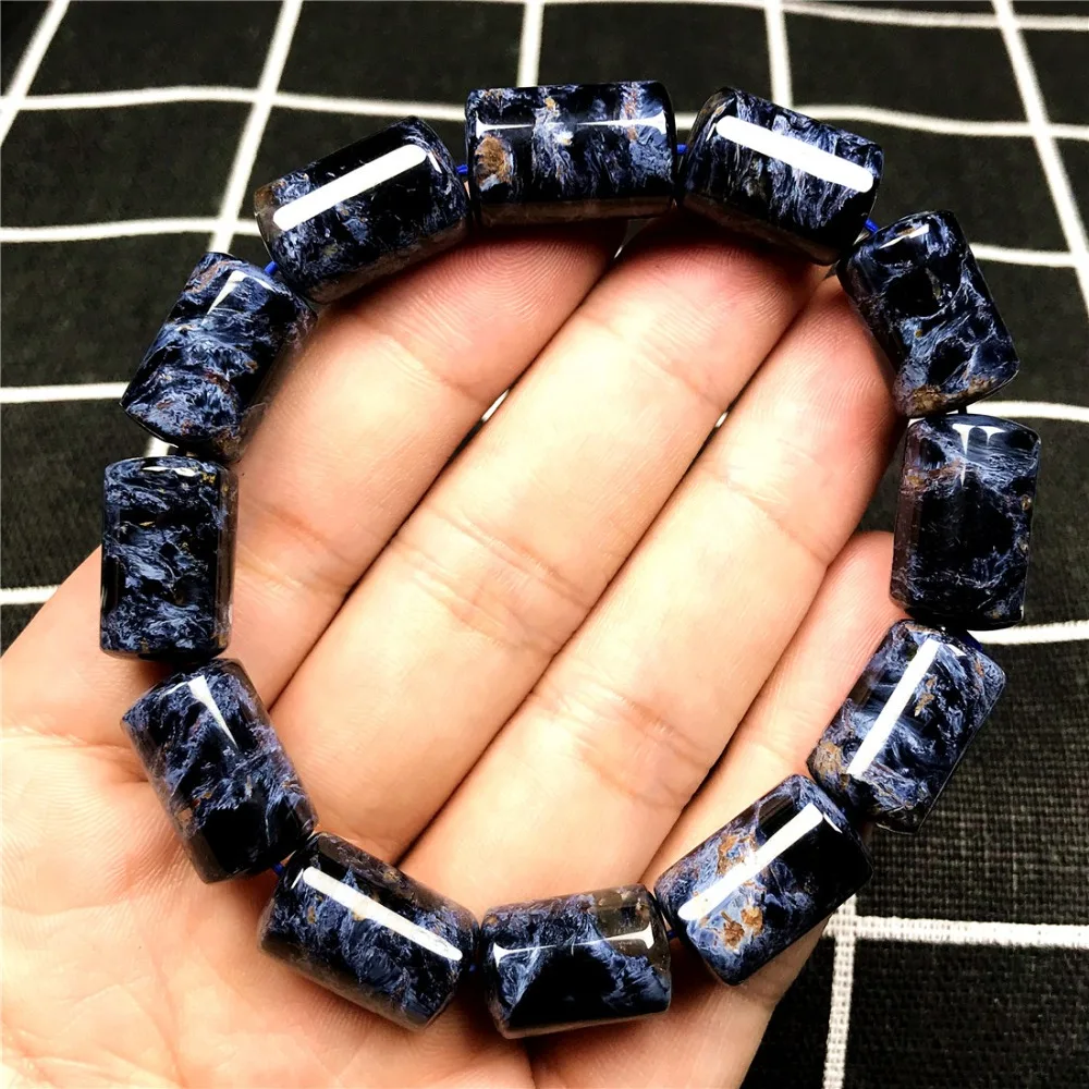 Natural Blue Pietersite Bracelet (4)