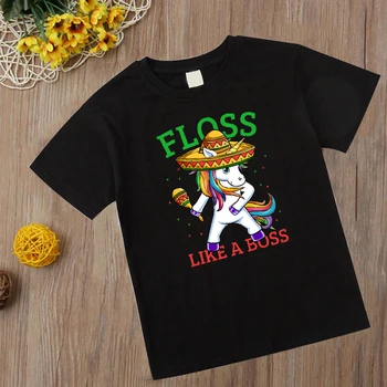 

Boys & Girls Unicorn T-shirts Kids design cartoon Print T Shirt for Boys Children Summer Short Sleeve T-shirt Tops Clothing