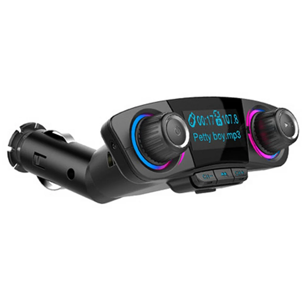 Автомобильный MP3-плеер Bluetooth fm-передатчик громкой связи автомобильный mp3 комплекты Радио Аудио Поддержка TF карта MP3/WMA MP3 Автомагнитола