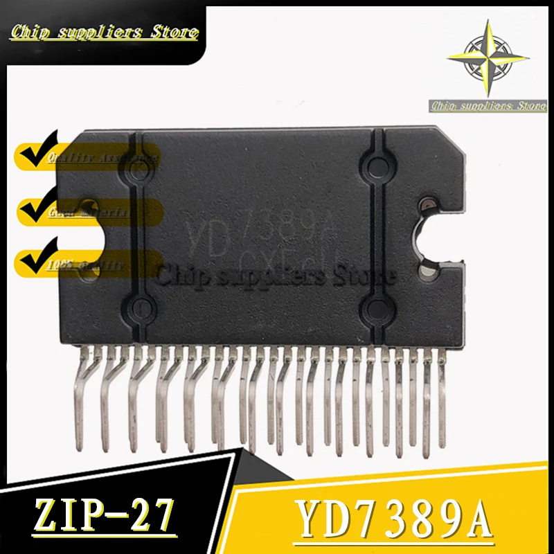 1PCS20PCS// YD7389A ZIP27 YD7389 ZIP27 Car power amplifier audio chip