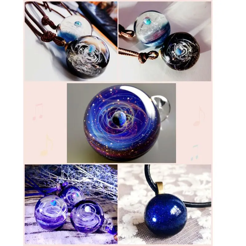 Universe Ball силиконовый комплект пресс-форм серьги ожерелье ремесло инструмент DIY кулон аксессуары инструмент для изготовления ювелирных изделий