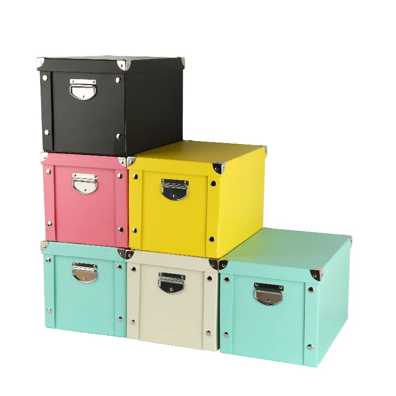 Paper Receipt Box with Cover Waterproof Foldable