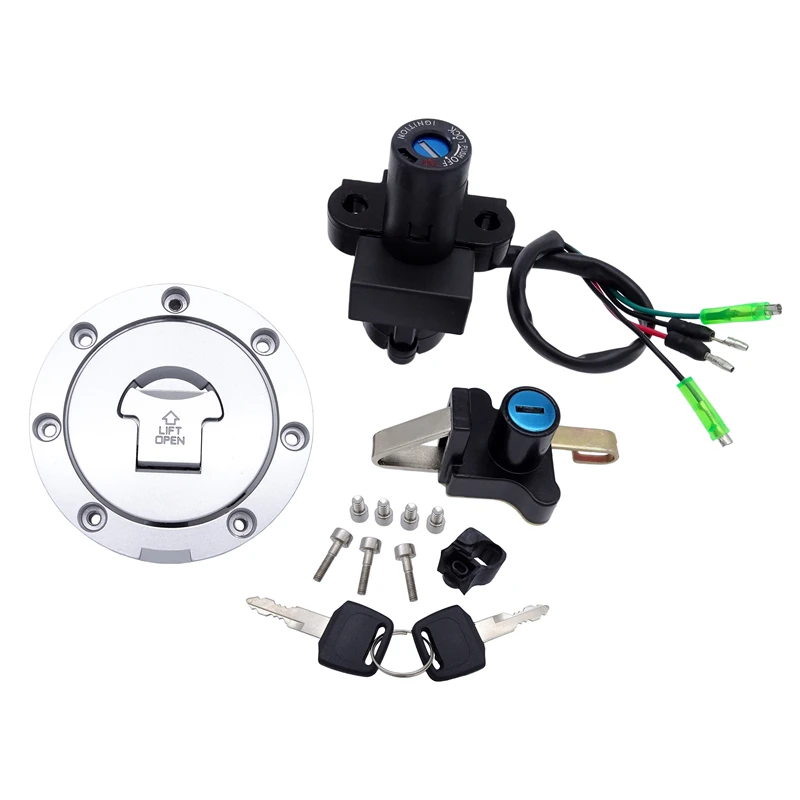 

Motorcycle 4 Wires Ignition Switch Petrol Oil Fuel Gas Tank Cap Seat Cover Lock Key Set for Honda NSR125 NSR 125 RX 1993 - 2004