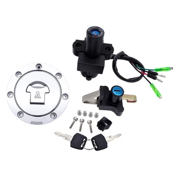 

Motorcycle 4 Wires Ignition Switch Petrol Oil Fuel Gas Tank Cap Seat Cover Lock Key Set for Honda NSR125 NSR 125 RX 1993 - 2004