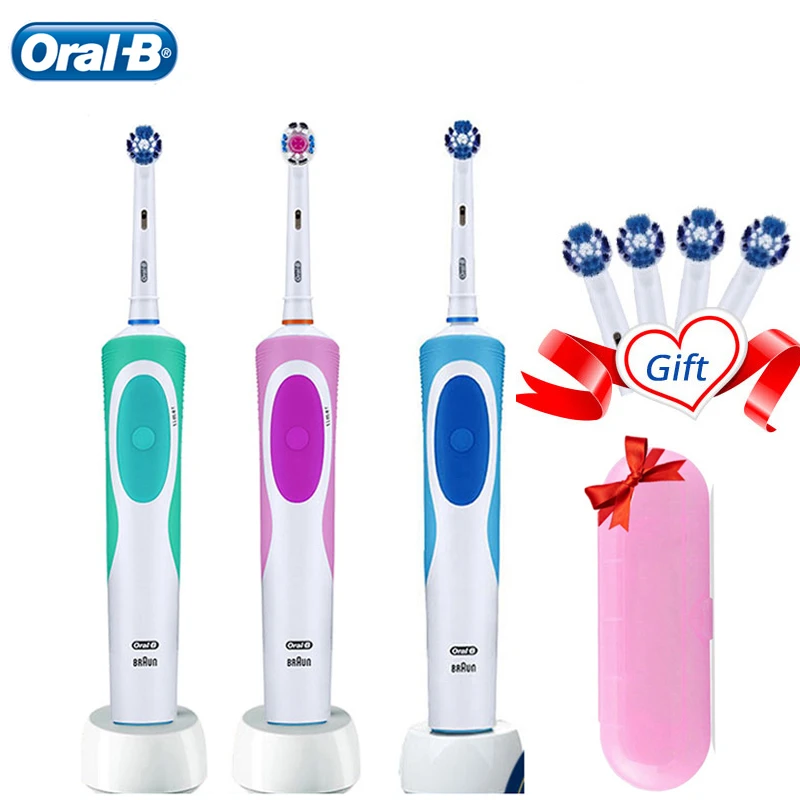 Oral B cepillo de dientes giratorio para adultos, recargable, resistente al agua, cabezales adicionales|Cepillos de eléctricos| -