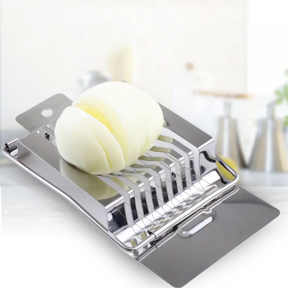 Разделитель для яиц, разделитель для краев, кухонная утварь, практичный нож из нержавеющей стали с быстрым разрезом