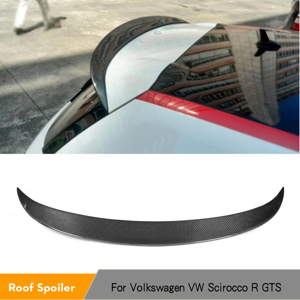 Задний спойлер на крыло крышу Lip для Volkswagen VW Scirocco R 2009 - 2013 GTS 2014 нестандартное