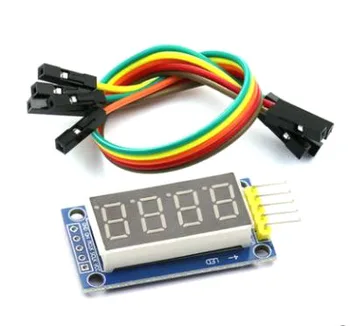 

0.4 inch four digital tube display module 74HC595 driver 4 digital tube