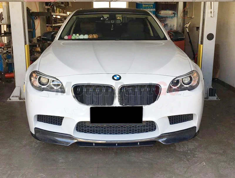 Передний спойлер из настоящего углеродного волокна для BMW F10 M5 B449 | Автомобили и