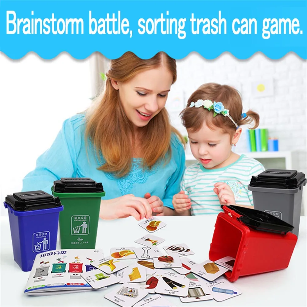 

Garbage Classification Children's Early Learning Intelligence Observation Parent-Child Interactive Tablegame Party Game