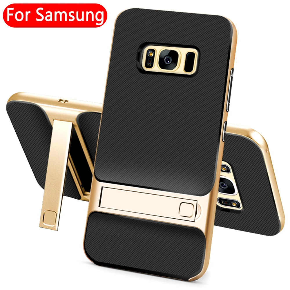 Защитный чехол S8Plus для samsung Galaxy S8 S9 Plus s S 8 9 телефона Sam S9Plus тонкий 9S подставка Броня