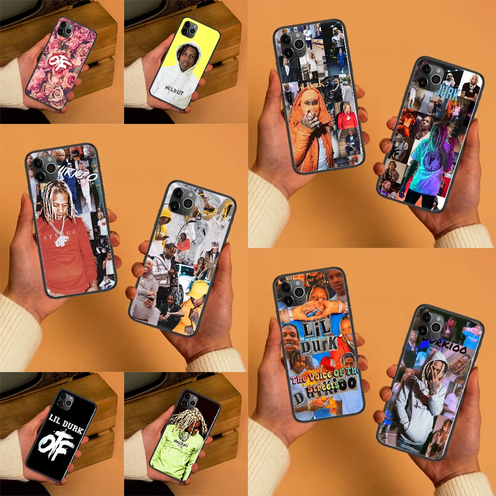 Чехол для телефона Singer Lil Durk Rapper чехол iphone 5 5s se 2 6 6s 7 8 12 mini plus X XS XR 11 PRO MAX черный